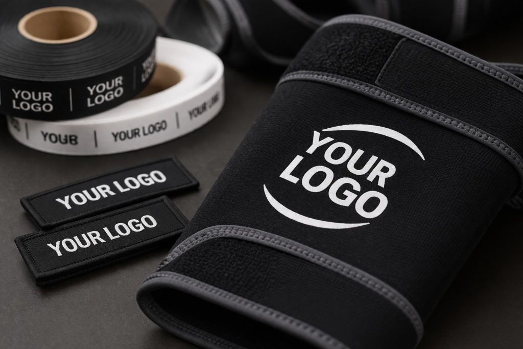 Custom logo printing for sports support products OEM