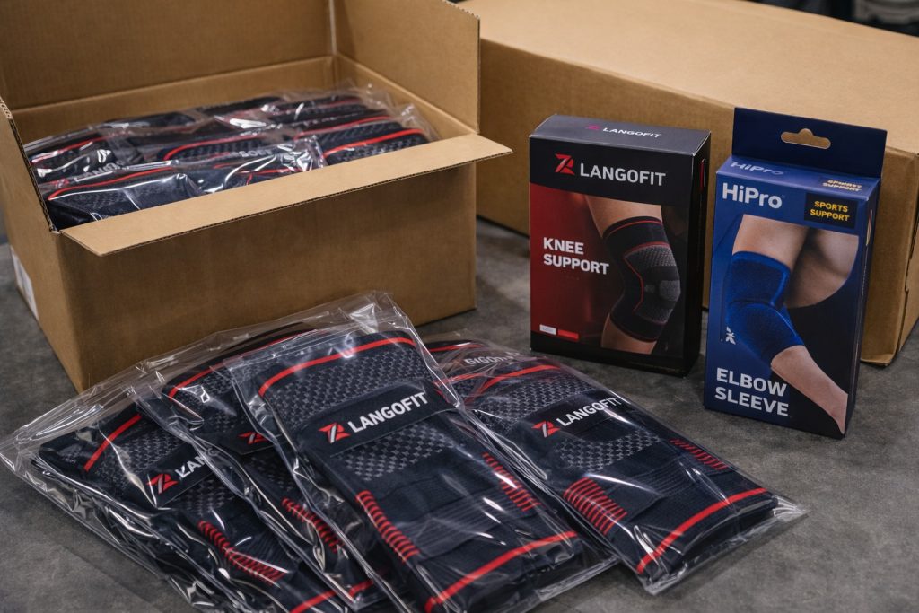 Custom packaging solutions for private label sports support products