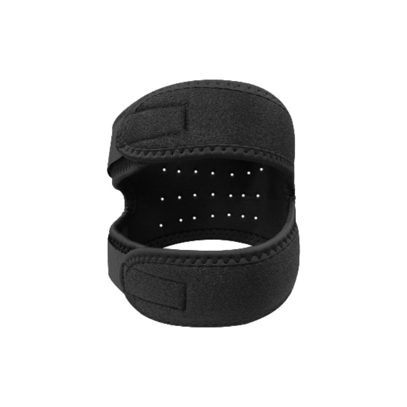Double patella knee strap providing extra tendon support for sports