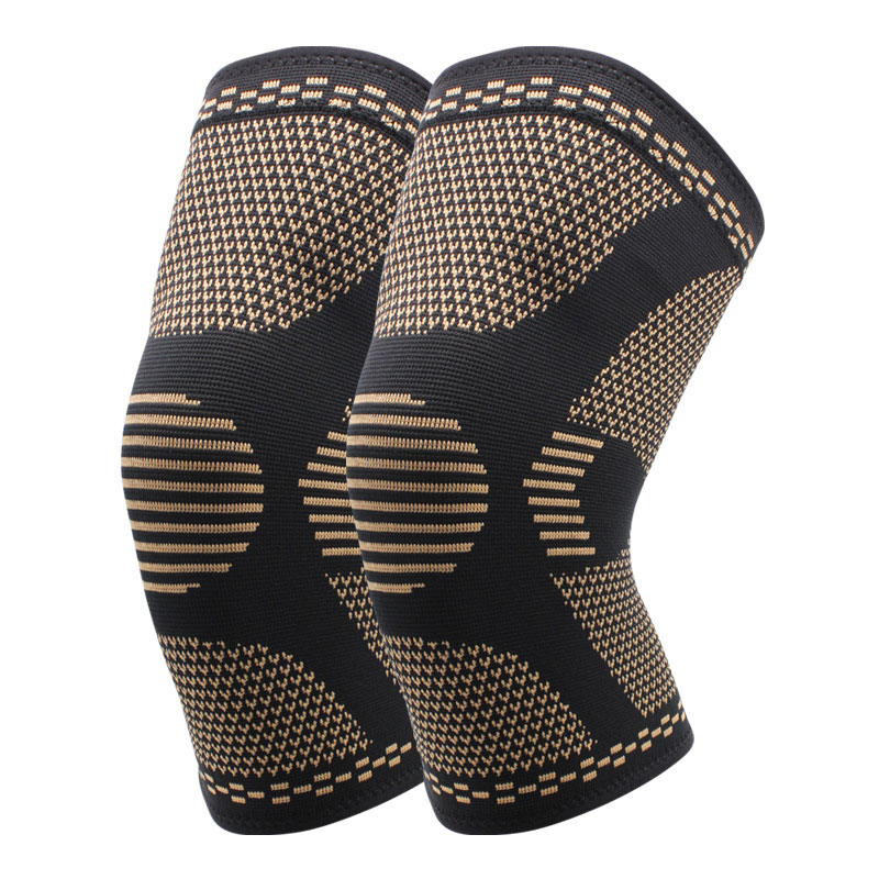 Premium compression knee sleeve with elastic support structure