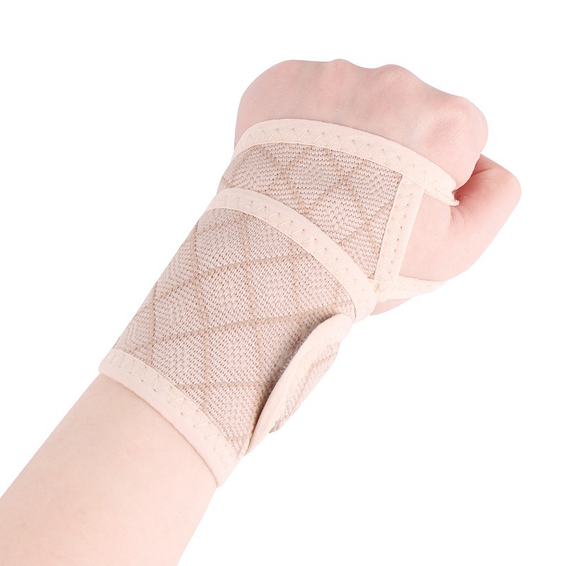 beige adjustable wrist support
