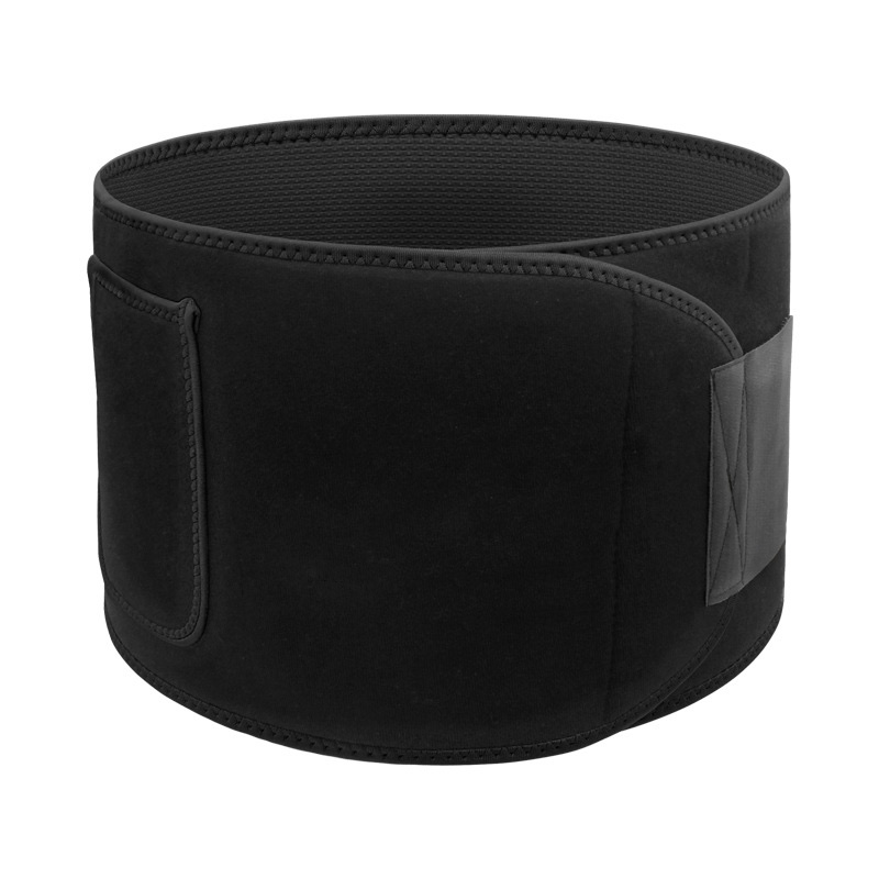 black waist support belt