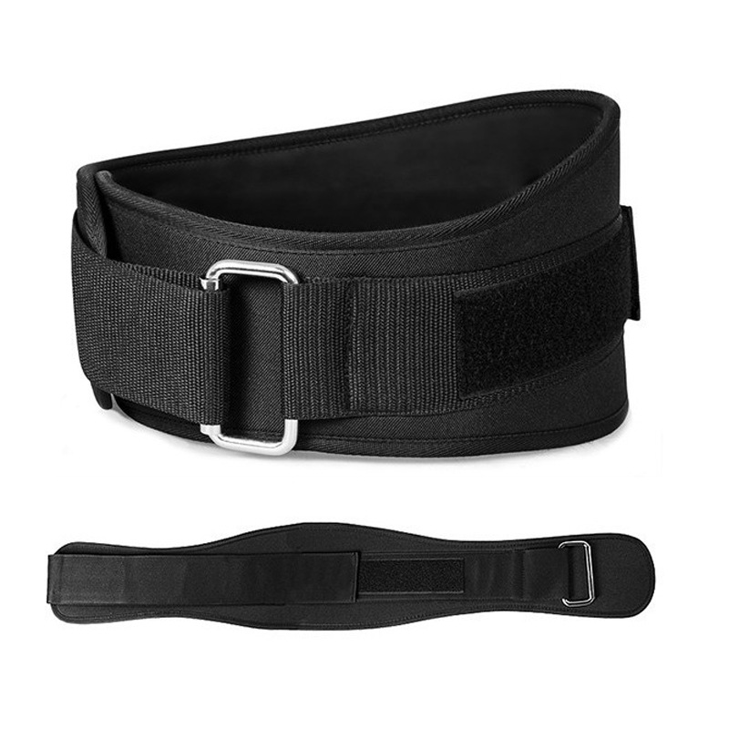 black weightlifting belt