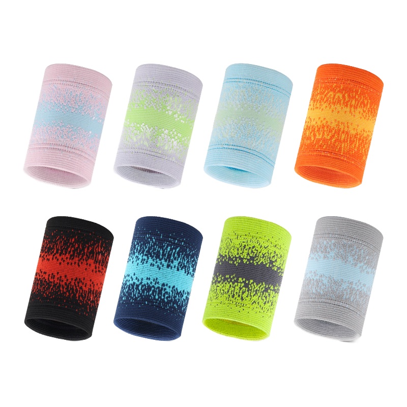 Compression wrist supports in different colors