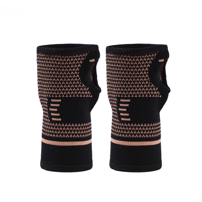 copper thumb hole compression wrist support