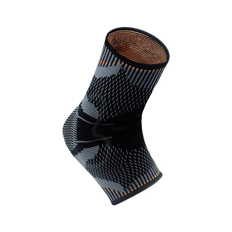 grey padded compression ankle sleeve