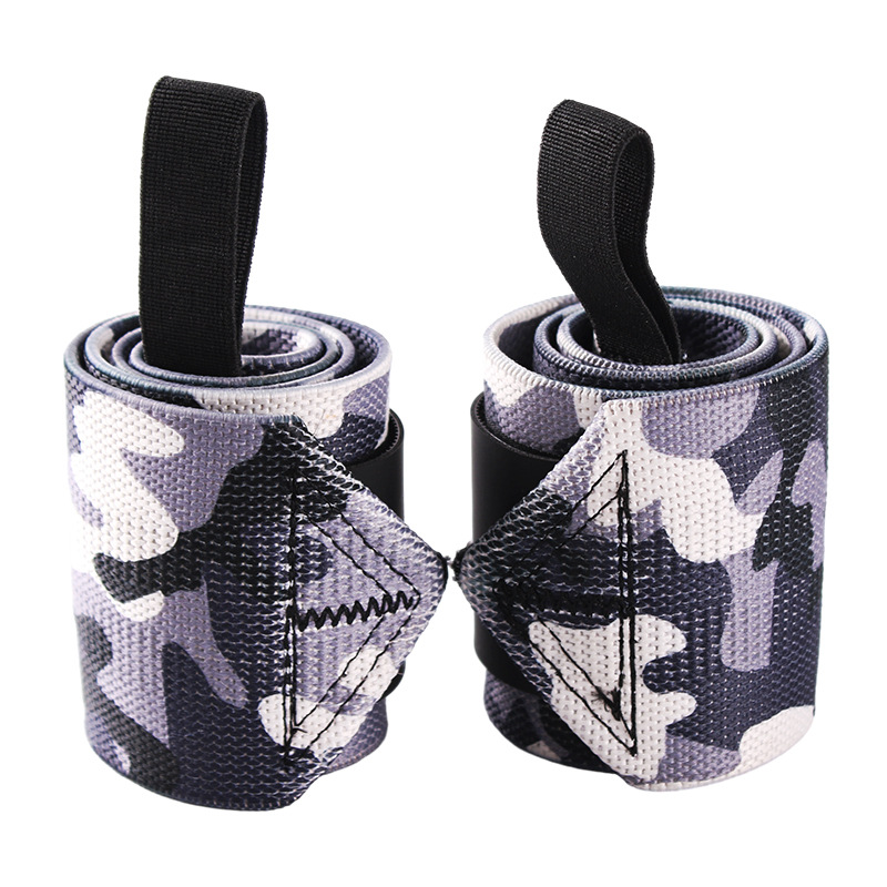 snow camouflage weightlifting wrist wraps